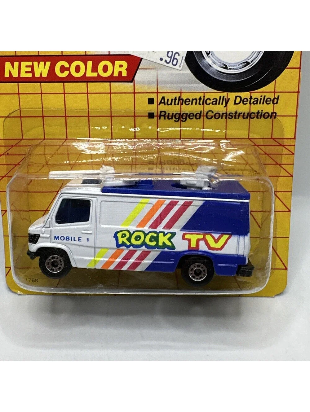 Matchbox MB68 Die-Cast Metal T.V. News Truck ROCK TV Diecast NEW+FAST SHIPPING